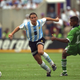 Fernando Redondo and Sunday Oliseh during the 1994 World Cup.